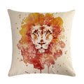 Animal Print Linen Pillowcase by Ljojo - Home Decor Cushion Cover