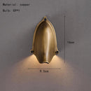 Brass Wall Lamp G9 Bulb Gold Black Silver Body Sconce Ljojo Bedroom Living Room