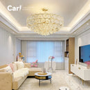Ljojo French Luxury Crystal Chandelier for Romantic Master Bedroom and Grand Dining Room