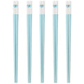 Ljojo Love Alloy Chopsticks Set - Non-Slip, Healthy, Korean Style, 5 Pairs