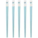 Ljojo Love Alloy Chopsticks Set - Non-Slip, Healthy, Korean Style, 5 Pairs