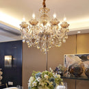 Modern Luxury Gold Chrome Clear K9 Crystal Chandeliers by Ljojo - Elegant Island Lighting Fixture