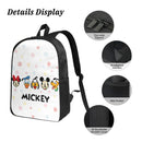 Ljojo Mickey Mouse School Bags Set with Lunch Box & Pencil Box for Students