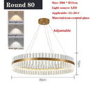 Ljojo Luxury Crystal Chandelier for Living Room Dining Home Decor