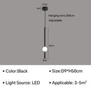 Modern LED Chandelier for Living Room Bedroom | Ljojo Simple Pendant Lamp Fixture