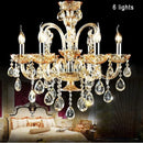 K9 Crystal Candle Chandelier Light: Elegant Decor for Living Room by Ljojo