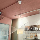 Modern Nordic Straw Hat Pendant Lamp Chandelier for Living Bedroom by Ljojo