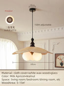 French Retro Bedroom Pendant Light - Antique Style Glass Magic Bean Light - Ljojo