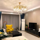Ljojo Luxury Crystal Chandelier Pendant Lamp for Elegant Living Spaces