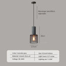 Industrial Pendant Light Retro Multihead Cement Hanging Fixture for Living Room, Bedroom, and Dining Room by Ljojo