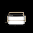 Ljojo 304 Stainless Steel Insulated Lunch Box Microwave Safe for Students at Work