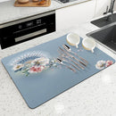 Flower Peony Drying Mat by Ljojo: Absorbent & Anti-Slip Table Mat for Cups & Decor