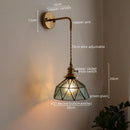 Ljojo LED Wall Lamps: Nordic Modern Design, Bedroom & Bathroom Lighting, Pull Chain Switch.