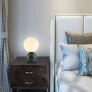 Ljojo Marble Table Lamp: Modern Nordic Glass Light for Living Room, Bedroom, Study