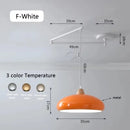Modern Rocking Arm Pendant Lamp Movable Hanging Chandelier for Living Room by Ljojo