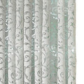 Ljojo Luxury Floral Jacquard Tulle Eyelet Curtains - European Style for Living Room