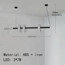 Ljojo Nordic Minimalist U-shaped Iron Chandelier Art Pendant Lamp LED Lighting