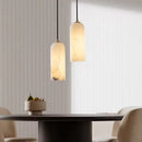Cylindrical Natural Marble Wall Sconce for The Master Bedroom by Ljojo - Elegant Lighting Fixture for Dining Room & Kitchen