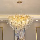 Ljojo Luxury Crystal Chandelier: Elegant Villa Pendant Lamp for Modern Living Décor