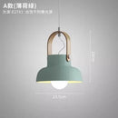 Ljojo Modern Adjustable Macaron E27 Pendant Light for Bedroom Kitchen Dining Table