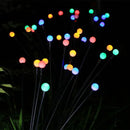 Ljojo Outdoor LED Solar Starburst Firefly Lights - Waterproof Garden Decorative Lamp