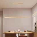 Modern Wooden Pendant Light LED Hanging Lamp for Kitchen Island by Ljojo