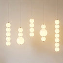 Modern Minimalist Glass Ball Chandelier Pendant Light for Living Room by Ljojo