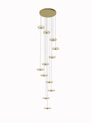 Ljojo Loft Villa LED Chandelier for Living Room - Ceiling Hanging Lamp