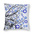Evil Eye Black Art Cushion Cover Mystery Spirit Pillowcase by Ljojo