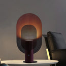 Ljojo Minimalist Grid Table Lamp - Iron Mesh Studio Desk LED Lighting