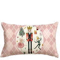 Ljojo Merry Winter Holiday Party Cushion Cover Sofa Linen Waist Pillow Cover