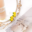 Ljojo Lemon Shaped Glass Drinking Straws Set with Brush Bag - Bar Drinkware