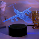 Aircraft LED Acrylic Night Light for Aviation Enthusiasts | Decorative Jet Engine Atmosphere Light by Ljojo