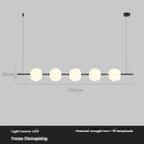 Nordic Cream Bubbles LED Pendant Chandeliers for Living Rooms by Ljojo