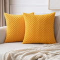 Ljojo 18x18 Corduroy Throw Pillows for Sofa, Bed & Living Room