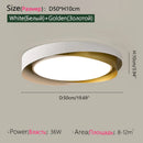 Ljojo Minimalist Ceiling Lights Round Dining Room LED Lamps - 2025 New Home Master Bedroom