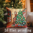 Christmas Print Pillow Covers by Ljojo - Perfect for Sofa, Bedroom, Car