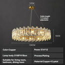 Ljojo Luxury Crystal LED Chandelier for Elegant Interiors