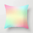 Gradient Ice Cream Color Polyester Pillow Cover by Ljojo - 45x45CM