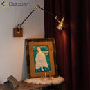 Ljojo Modern Simplicity Copper Adjustable LED Wall Lamps for Bedroom Home Decoration