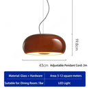 Nordic Bowl Glass Pendant Light Medieval Home Decor for Bedroom Bar Staircase by Ljojo