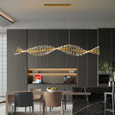 Ljojo Luxury Crystal Chandelier Pendant Light Elegant Dining Room Ceiling Lamp