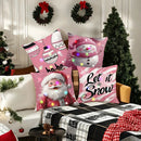 Ljojo LED Light Luminous Pillowcase with Cute Christmas Cartoon Design