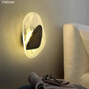 Ljojo Luxury Crystal LED Wall Lamp for Hotel Living Room and Bedroom