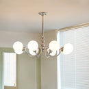Medieval Vintage Pink Glass Ball Led Pendant Lights by Ljojo