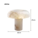 Ljojo Marble Table Lamp LED Light for Bedroom, Dressing Table, Study Desk