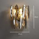Ljojo Luxury Crystal Chandelier with LED Lighting for Living Room Décor