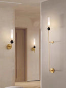 Ljojo Marble Wall Lamp: Modern Copper Nordic Lighting Fixture