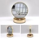 LED Light Mirror Painting USB Rechargeable Dimming Wall Artwork Table Lamp Decor by Ljojo