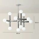 Bauhaus Glass Chandeliers Pendant Lamp for Kitchen Living Room by Ljojo